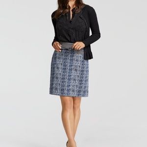 Cabi Club 21 Skirt Size 4 VGUC Tweed 5320